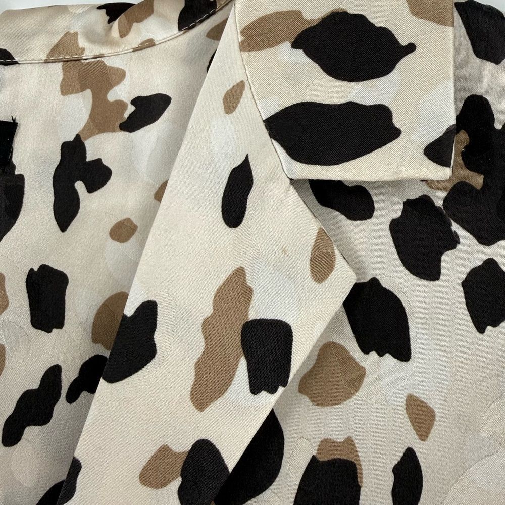 Rails Rebel Silk Button Front Blouse in Natural A… - image 7